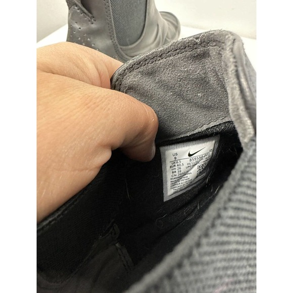 Nike Air Max Thea Mid Black Sail Leather Casual Sneaker Boot W's Sz 9 859550001 - Picture 6 of 7